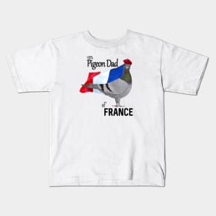 100 percent Pigeon Dad of France Kids T-Shirt